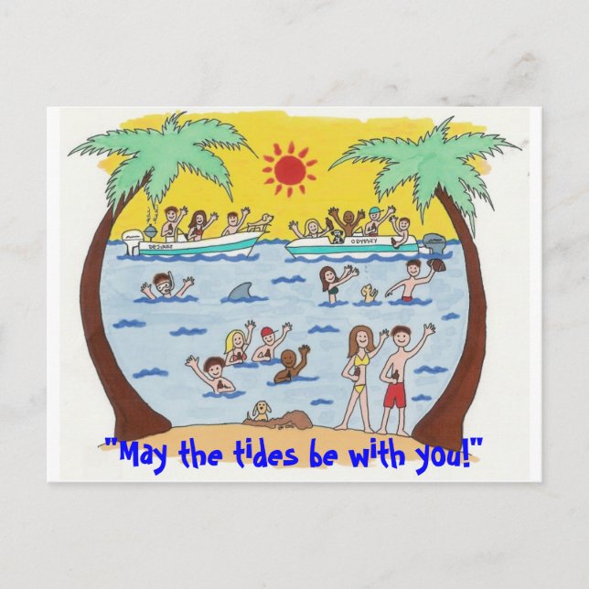 Tarjeta postal de la Iglesia de la Snipentología (Anverso)