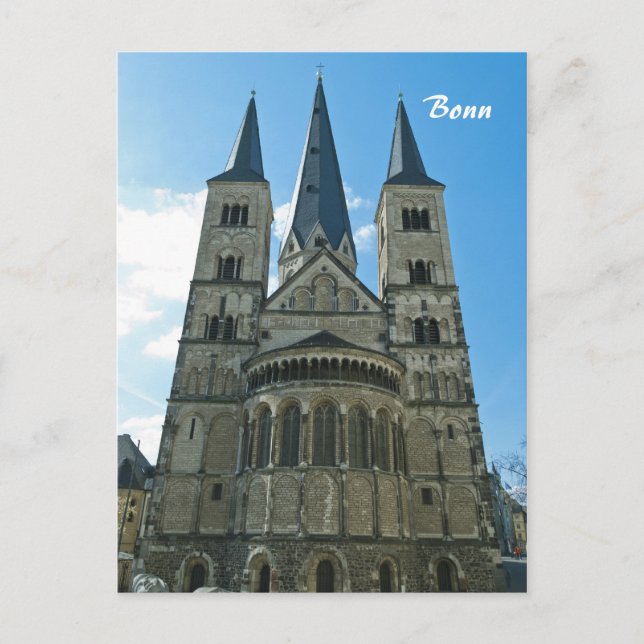 Tarjeta postal de la iglesia de Minster (Anverso)
