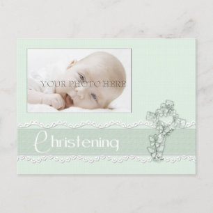 Tarjeta postal de la imagen de la cristiandad verd