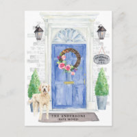 Tarjeta postal de la Invitación móvil del perro do