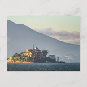 Tarjeta postal de la isla de Alcatraz Bahía de S