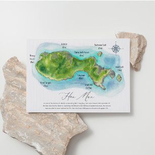 Tarjeta postal de la isla de Mun