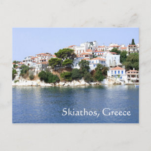 Tarjeta postal de la isla de Skiathos, Grecia
