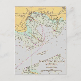 Tarjeta postal de la Isla Mackinac