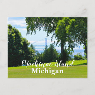 Tarjeta postal de la isla Mackinac Michigan