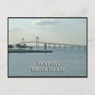 Tarjeta postal de la isla Rhode de Newport