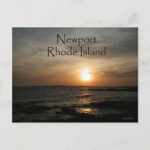 Tarjeta postal de la isla Rhode de Newport
