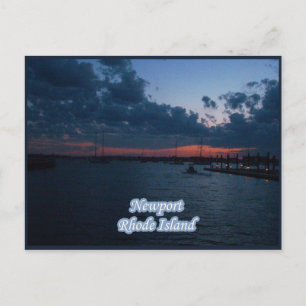 Tarjeta postal de la isla Rhode de Newport