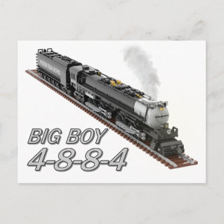 Tarjeta postal de la locomotora Big Boy 4-8-8-4