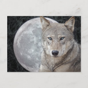 Tarjeta postal de la Luna del Lobo