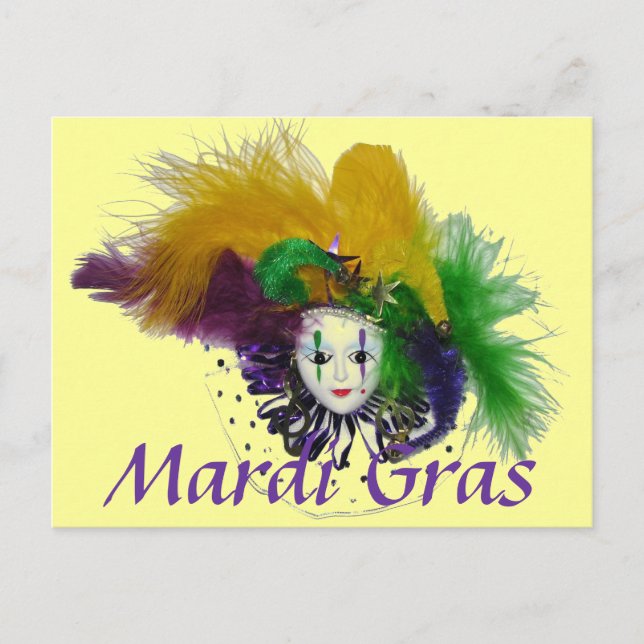 Tarjeta postal de la máscara de gas (Anverso)