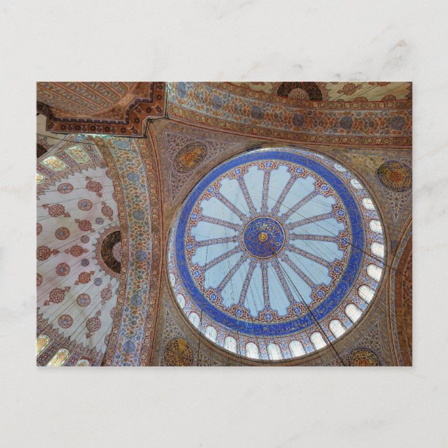Tarjeta postal de la Mezquita Azul 2012 (Anverso)