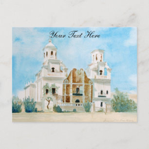 Tarjeta postal de la Misión San Xavier del Bac