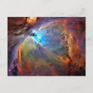 Tarjeta postal de la nebulosa de Orión
