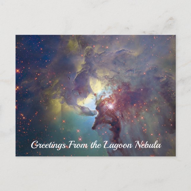 Tarjeta postal de la Nebulosa del Lago (Anverso)
