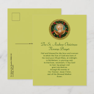 Tarjeta Postal de la Novena de Navidad de San Andr