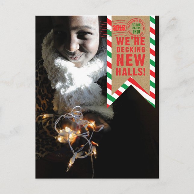 Tarjeta postal de la nueva cubierta móvil de vacac (Anverso)