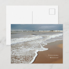 Tarjeta postal de la playa de Essaouira Marruecos