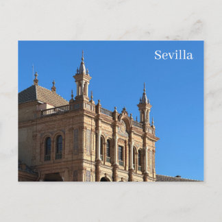 Tarjeta Postal de la Plaza de España de Sevilla