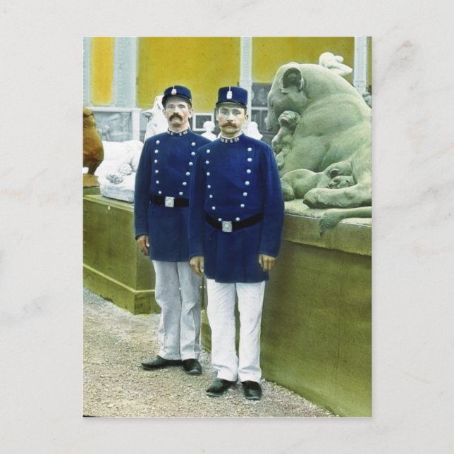 Tarjeta postal de la policía de París (Anverso)