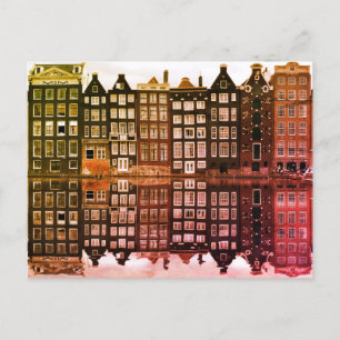 Tarjeta postal de la presa de Amster