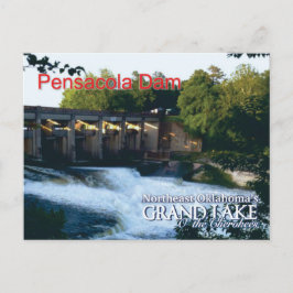 Tarjeta postal de la presa de Pensacola...Grand La