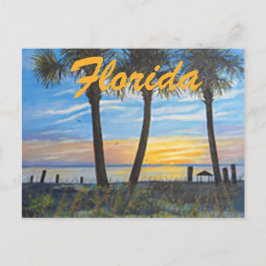 "TARJETA POSTAL DE LA PRIMAVERA DE FLORIDA PALMS"