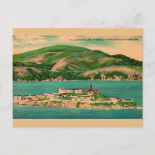 Tarjeta postal de la prisión de Alcatraz