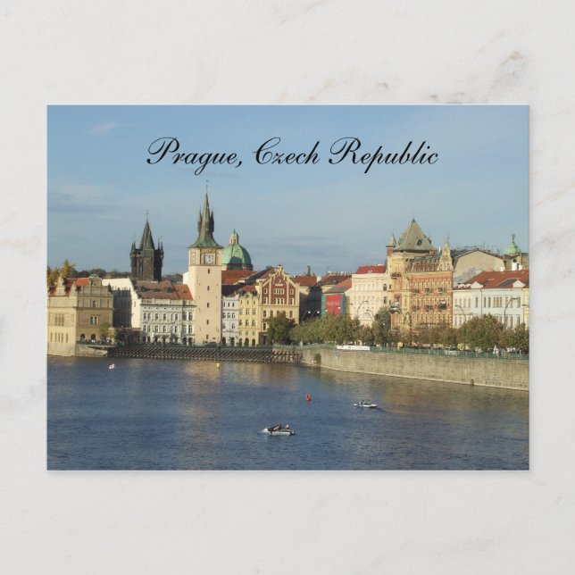 Tarjeta postal de la República Checa de Praga (Anverso)