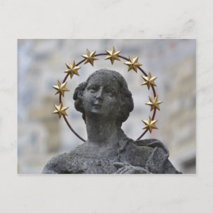 Tarjeta postal de la Santísima Virgen de Cesky Kru