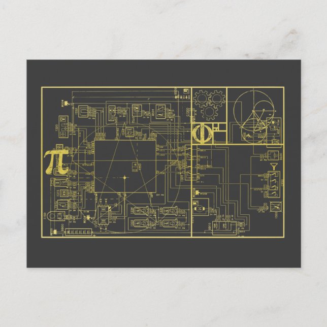 Tarjeta postal de la sección Dorada (Anverso)