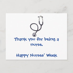 Tarjeta postal de la Semana de Enfermeras