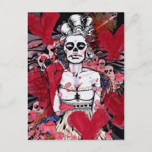 Tarjeta postal de la serie "Chica"