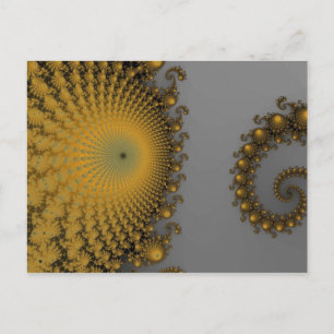 Tarjeta postal de la Spirol de calabaza