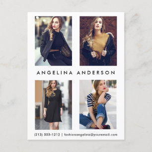 Tarjeta postal de la tarjeta de comp de fotografía