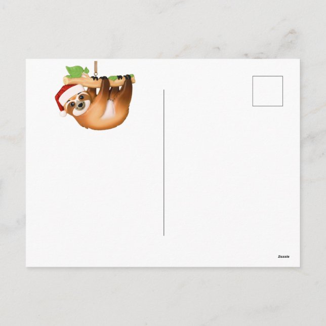 Tarjeta postal de la tarjeta navideña navideña de  (Reverso)