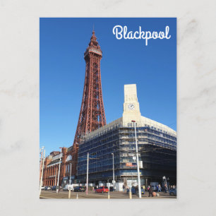 Tarjeta postal de la Torre Blackpool
