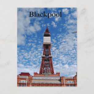 Tarjeta postal de la Torre Blackpool