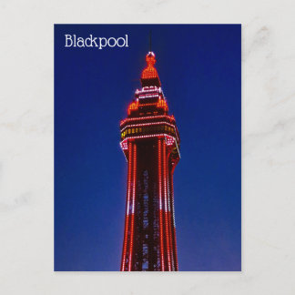 Tarjeta postal de la Torre Blackpool