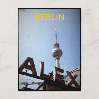Tarjeta postal de la torre de televisión Alexander