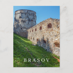 Tarjeta postal de la torre de vigilancia de Brasov