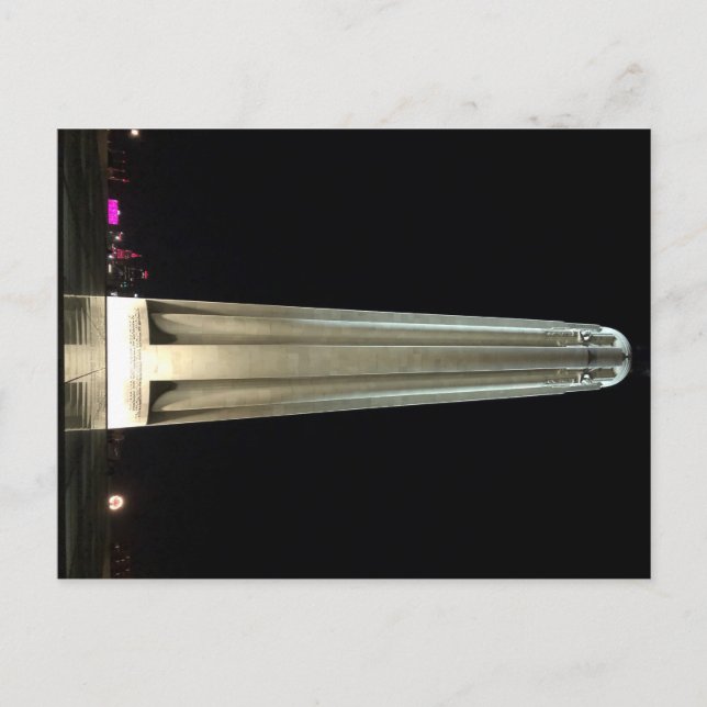 Tarjeta postal de la Torre del Memorial de la Libe (Anverso)