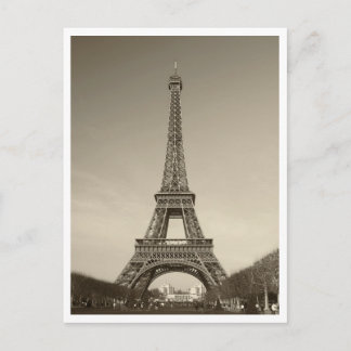 Tarjeta postal de la Torre Eiffel