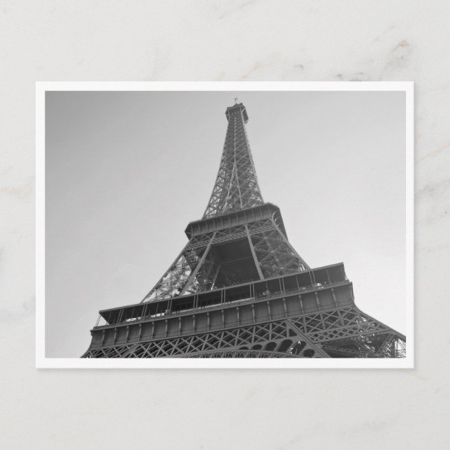 Tarjeta postal de la Torre Eiffel (Anverso)