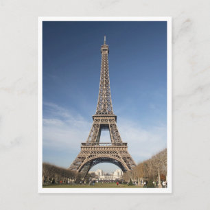 Tarjeta postal de la Torre Eiffel