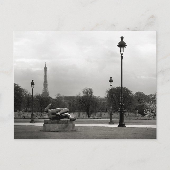 Tarjeta postal de la Torre Eiffel (Anverso)