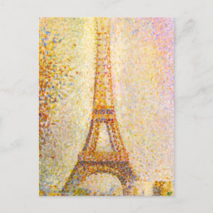 Tarjeta postal de la Torre Eiffel de Seurat