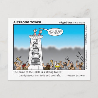 Tarjeta postal de la torre fuerte