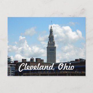 Tarjeta postal de la torre OH de Cleveland