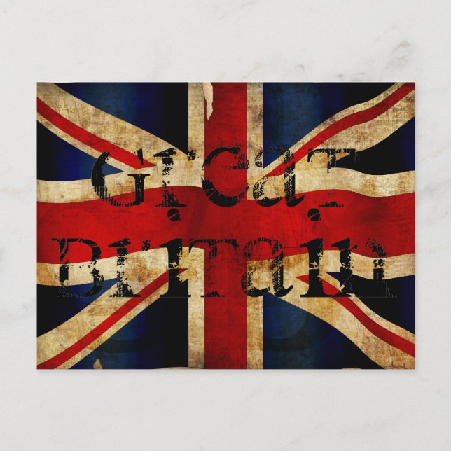 Tarjeta postal de la Union Jack (Anverso)